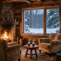 Winter Cottage Interior