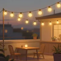 Cozy Rooftop Party