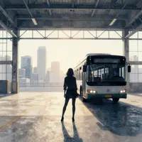 Městský východ slunce