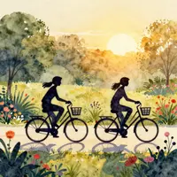 Summer Garden Cycling