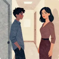 অফিসের করিডোরে কথোপকথন