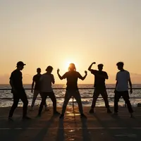 Базми рақс дар ғуруб