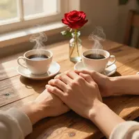 Coffee Date Illustration