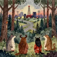 कोमी लोक कला