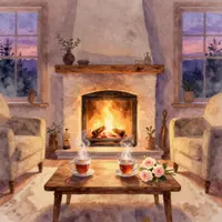 Fireplace Scene