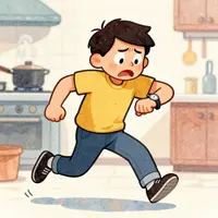 Stressed Person Cartoon