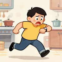 Funny Running Person