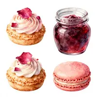 Dezerty s příchutí růže