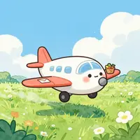 طائرة كرتونية