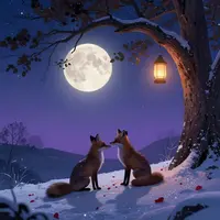 Romantic Winter Night