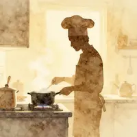 Chef In Kitchen