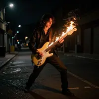 Vystoupení kytaristy