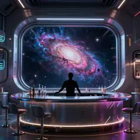 Futuristic Space Bar