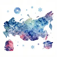 Arte di viaggio in Russia