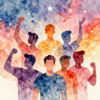 Ilustrace k písním o mužích