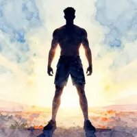 Young Man Silhouette