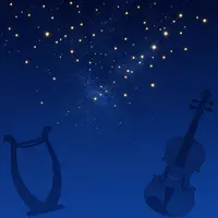 Pozadí hvězdná noc