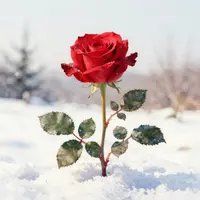 هنر رز در برف