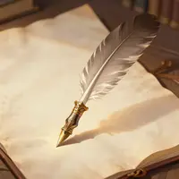 Lələk qələm və perqament