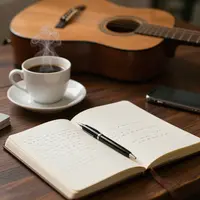 Không gian làm việc của nhạc sĩ