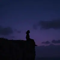 Night Cliff Art
