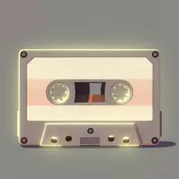 Retro cassette kunst