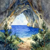 Arte di grotte ambient