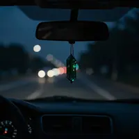 Атмосферный вид из машины