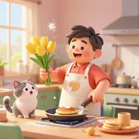 สามีทำอาหารสุดฮา