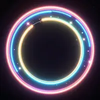 Umění svítící hula-hoop