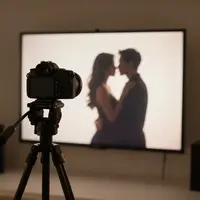 Romantyczna sesja w studio