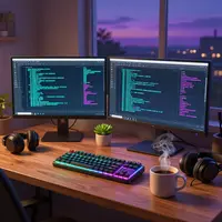 Poste de travail de programmeur