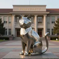 مجسمه گربه