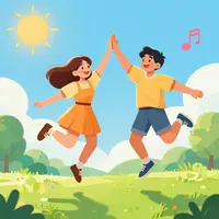 เพื่อนที่มีความสุข