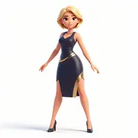 Emoji 3D donna