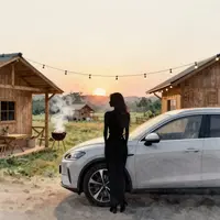 Закат на эко-ферме