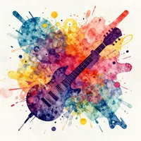 Energetyczny plakat muzyczny