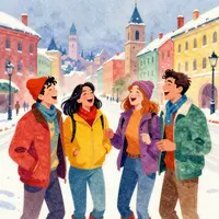 گاتے ہوئے دوست