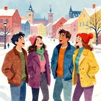 برف میں جوڑے