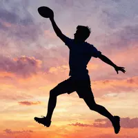 سیلوئت بازیکن فوتبال