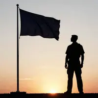 صورة ظلية للموجه