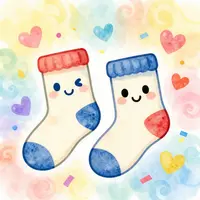 גרביים מצוירות