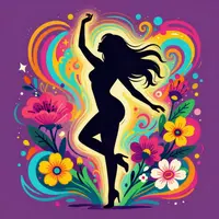 Arte graffiti donna