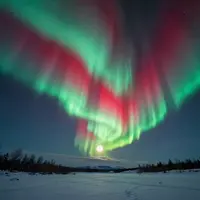 Arte da aurora boreal