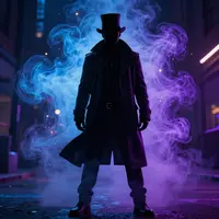 ชายสวมหมวกทรงสูง