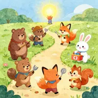 Pracujące zwierzęta z bajek