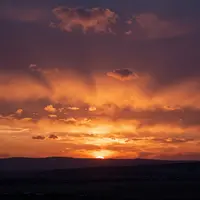 Огненный закат