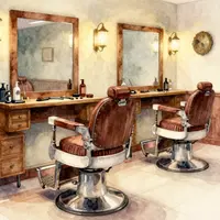 Kedai gunting rambut vintaj