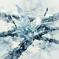 Art de glace brisée