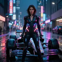 Cyberpunková závodnice